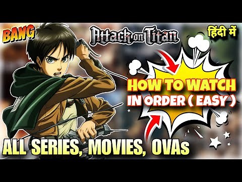 Attack On Titan All Series List | Attack On Titan Watch in Order | How To Watch Aot In Right Order