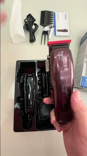 Máquina de cortar cabelo Kemei PG-2600 #kemei #barbeiro #barbeirosbrasil #barbershop