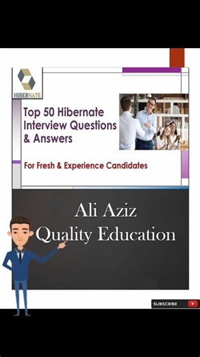 Hibernate ORM Interview Questions & Answers ⚡ | ‪@AliAzizQualityEducation‬