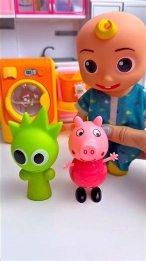ASMR Toy Unboxing Cocomelon & Peppa Pig Washing Machine Set | Satisfying Toy Sounds