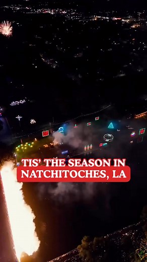 The holiday glow is calling… and it shines brightest in Natchitoches 🌟 Wander the riverfront, take in thousands of twinkling lights, and enjoy the festive charm all season long. ✨ Don’t miss the Natchitoches Christmas Festival on December 6, plus fireworks every Saturday in December with the final show on December 27. #NatchitochesTourism #ChristmasInLouisiana #VisitNatchitoches #HolidaySeason2025 | Natchitoches Tourism