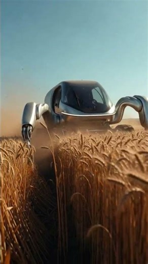 Future Farming Revolution 🌾 | AI Smart Harvester Machine | Agriculture 2050