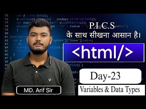 Variables & Data Types Day-23