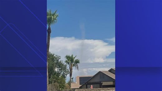 Was it a dust devil or tornado in the west Valley?