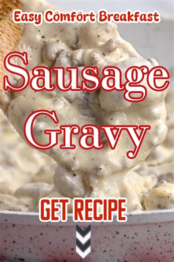 Bring the flavors of Bob Evans home with this easy sausage gravy recipe! Made with ground breakfast sausage, flour, and milk, this creamy country-style gravy is rich, savory, and perfect served over warm, fluffy biscuits. A classic Southern breakfast comfort food that’s quick enough for weekdays and hearty enough for brunch. 🍳🥓 | Adventures of a Nurse Recipes