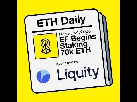 Ethereum Foundation Begins Staking ETH