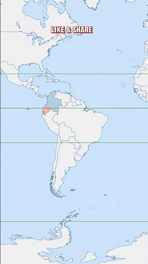 Equator Map: Every Country You Need to Know #geographythroughmaps #facts