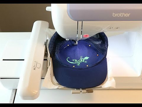 How To: Machine Embroider a Hat