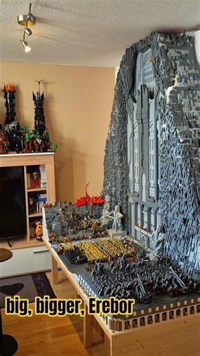 Is size important?❤️ #afol #afob #erebor #thehobbit #lordoftherings #lego #moc #baraddur
