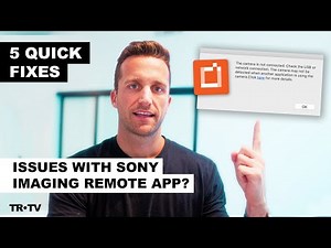 Issues Connecting to Sony Imaging Edge Remote App? Try These 5 Things.