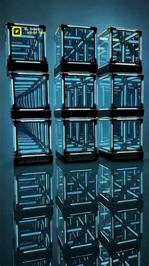 Infinity Mirror Cube ♾️✨ | Hypercube Illusion Light#infinitymirror #hypercube #illusionlight#ahbrand
