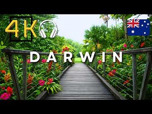 Darwin Walking Tour (4K 60FPS) | Botanic Garden Commentated Guide | 🇦🇺