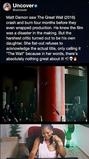 Matt Damon saw The Great Wall (2016) crash and burn four months