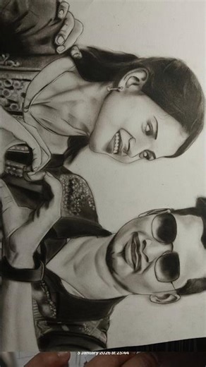 cute couple drawing......💫🎨#shorts