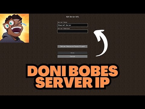 Minecraft Doni Bobes Server IP Address