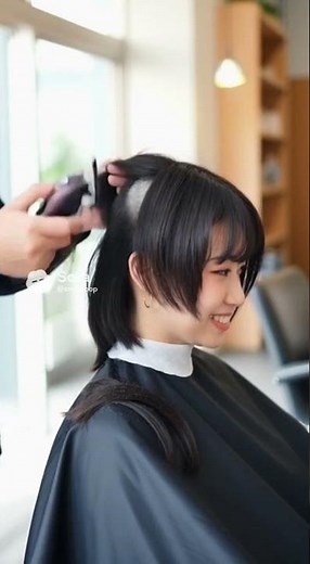 思い切って全部切ってみる、坊主女子#shorts #坊主女子 #headshave #haircut #buzzcut #sora2 #japanese