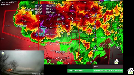 Radar and Audio while storms move through | HomeGrown Weather Alerts