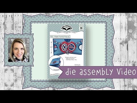 Karen Burniston Die 1122 Paper Frames Pop-up Assembly