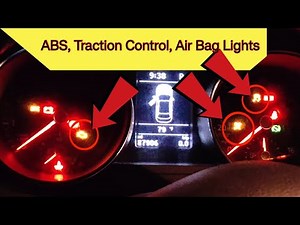 2017 Volkswagen Jetta 1.4l ABS, Traction Control, and Airbag Light? U0121,u1121,01044, 01315,b101b15