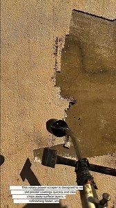 “Amazing Stucco Removal Tool! Satisfying Wall Texture Stripping Technique for Perfect Renovations”