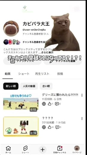チャンネル登録51ありがとうございます！！！