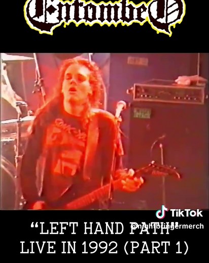 Entombed's Iconic Performance of 'Left Hand Path' 1992