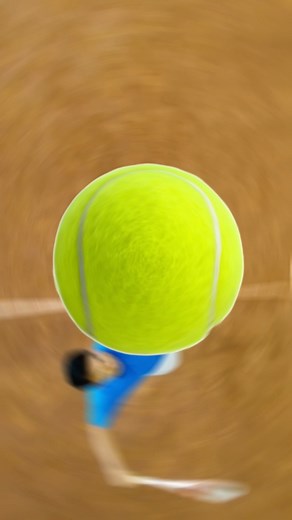 Unreal Tennis Serve in Slow Motion 🎾🔥