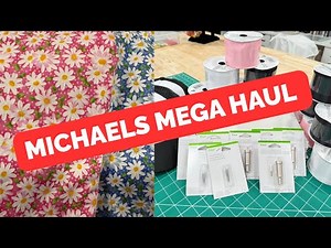 Massive Michaels Craft Supply Haul | Cricut Deals, Satin Ribbon & Press Gear
