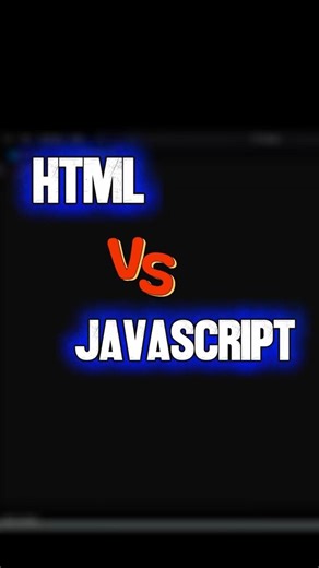 HTML VS JAVASCRIPT 🤯#coder #webdevelopment #trending #shots #coding #html #javascript