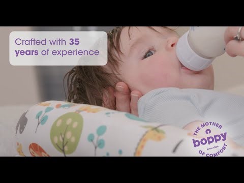 หมอนให้นม Chicco Boppy Deluxe ลาย Peaceful Jungle