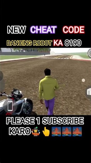 secret cheat code dancing robot ka indian bike driving 3D