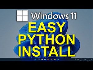 ✔️ Easiest Python Install for Windows 11 - Includes Powerful IDE
