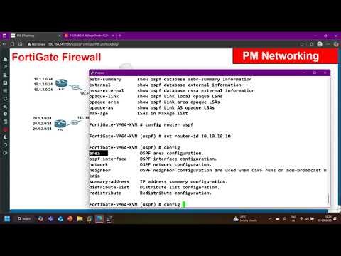 Day 13 FortiGate Firewall | Important OSPF Commands on FortiGate Firewall