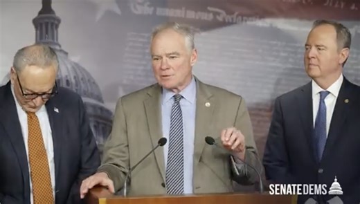 'It just drives me crazy': Tim Kaine demands transparency into Trump's attack on Venezuela during blistering remarks in press briefing