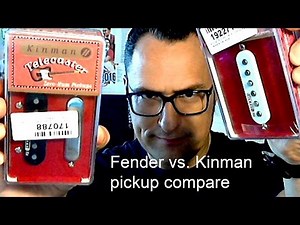 Fender Tex-Mex Telecaster vs. Kinman pickup compare
