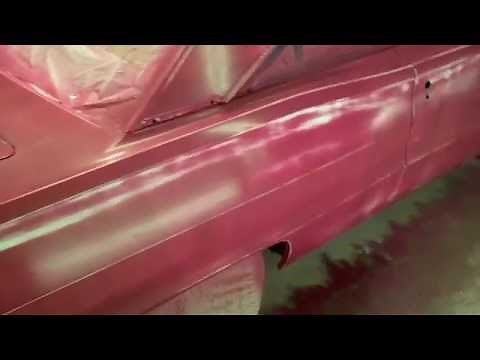 Wet sanded the base coat to fix scratches and runs.