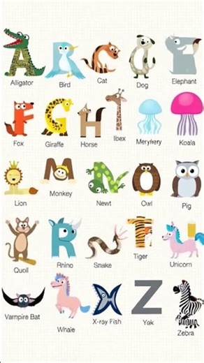 Alphabet Animals" - ABC Animals Song for Kids |Learn animals, phonics and the alphabet