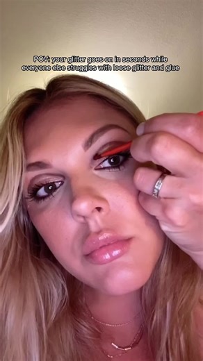 POV: your glitter takes seconds, theirs takes a whole crisis 💅✨ Spacepaste® goes on smooth, sculptable, and mess-free with zero glue needed. Find it in TikTok Shop if you like effortless sparkle that actually behaves 🔮 #lemonheadla #BeautyTok #glittermakeup #makeuplooks #tiktokviral