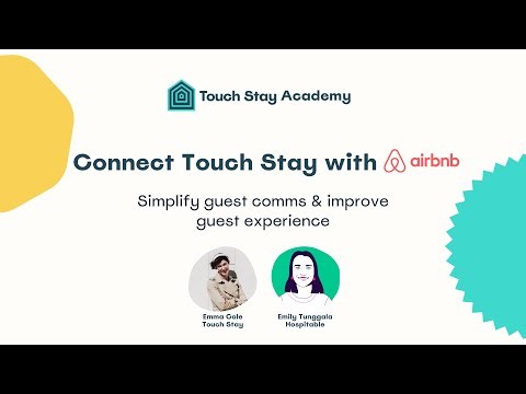Touch Stay Academy webinar: Airbnb integration