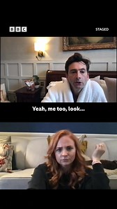 Immature? Yes. Funny? Always! 🤣 Staged: David Tennant and Michael Sheen star as themselves - two bickering actors making a drama out of a crisis. #Staged #DavidTennant #GeorgiaTennant #Comedy #Funny #Throwback | BBC One