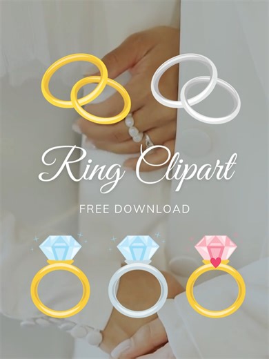 One ring can tell a whole love story 💎 Pearly Arts Ring Clipart adds elegance to your creative projects. • Perfect for engagement and anniversary designs • Clean, detailed illustrations that feel luxurious • Versatile for modern or classic aesthetics Why you’ll love it: • Free to download • Royalty-free with no attribution • Great for digital and printable projects • Lovingly created, one design at a time
