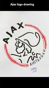 Ajax logo drawing ✍️ #ajax #drawingtutorial #drawing #shortsfeed #sketch #art #football