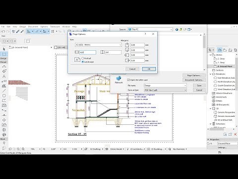 Archicad Tips #2 - How to Convert ARCHICAD File to PDF For Printing - Easy & Fast