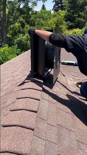 Installing a roof mount solar attic fan