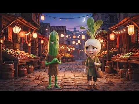 खीरा ने मूली को धोखा दिया 😭 |Vegetable Love Story |Cartoon Story | sabji Cartoon story |
