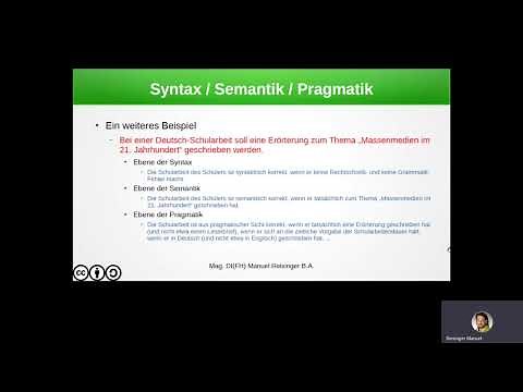 Syntax, Semantik und Pragmatik