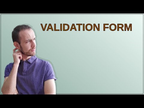 Ux: Validation Form