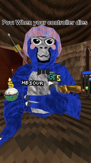 Pov when your controller dies #gorillatag #vr #controller #meta #gorillatagquest