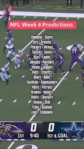 Week 4 NFL Predictions 🏈 #Ravens #Chiefs #nflpredictions #nflseason | Average Sports Guy