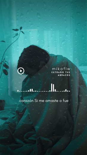 Extraño tus abrazos (mikoflow) #musica #bachata #sad